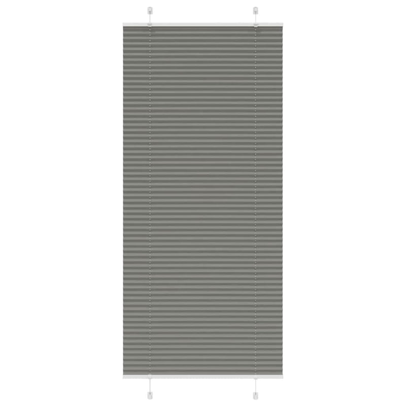 Load image into Gallery viewer, Vidaxl plissé rolgordijn 95x200 cm stofbreedte 94,4 cm antraciet