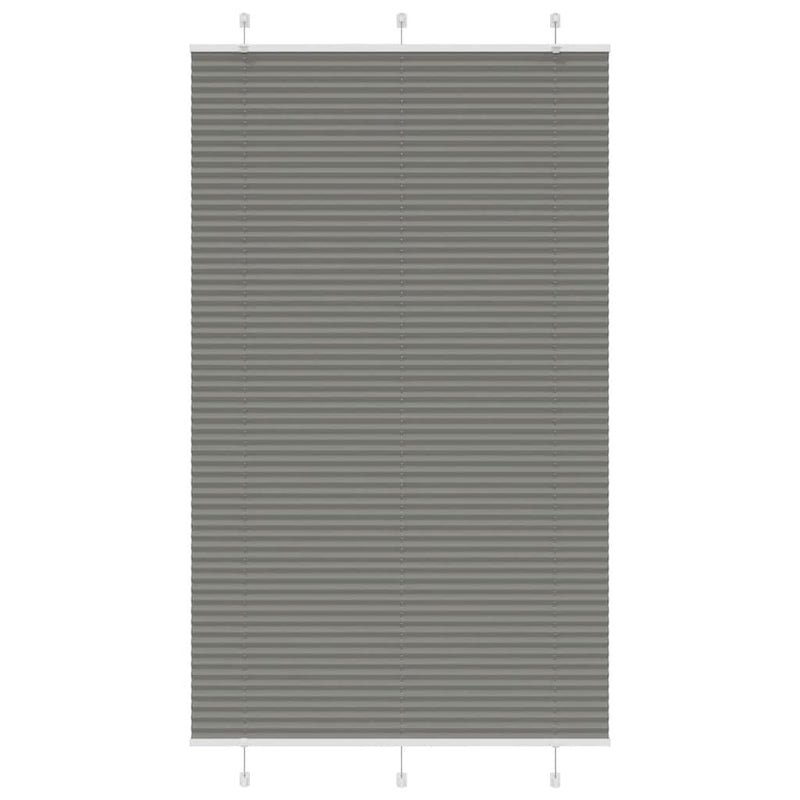 Load image into Gallery viewer, Vidaxl plissé rolgordijn 120x200 cm stofbreedte 119,4 cm antraciet