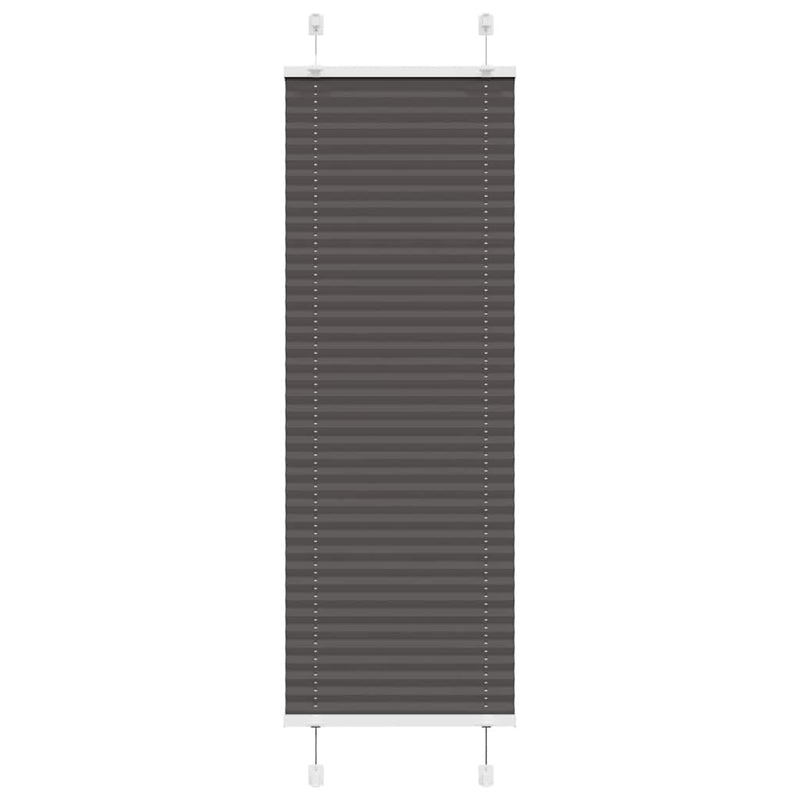Load image into Gallery viewer, Vidaxl plissé rolgordijn 45x100 cm stofbreedte 44,4 cm polyester zwart