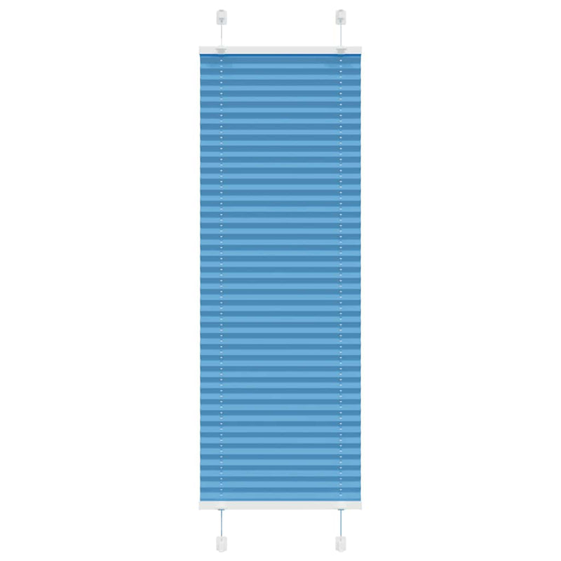 Load image into Gallery viewer, Vidaxl plissé rolgordijn 40x100 cm stofbreedte 39,4 cm polyester blauw