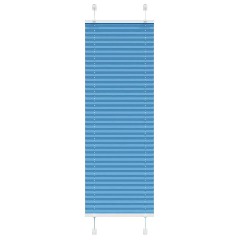 Load image into Gallery viewer, Vidaxl plissé rolgordijn 50x150 cm stofbreedte 49,4 cm polyester blauw
