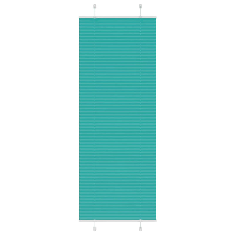 Load image into Gallery viewer, Vidaxl plissé rolgordijn 80x200 cm stofbreedte 79,4 cm petrol groen