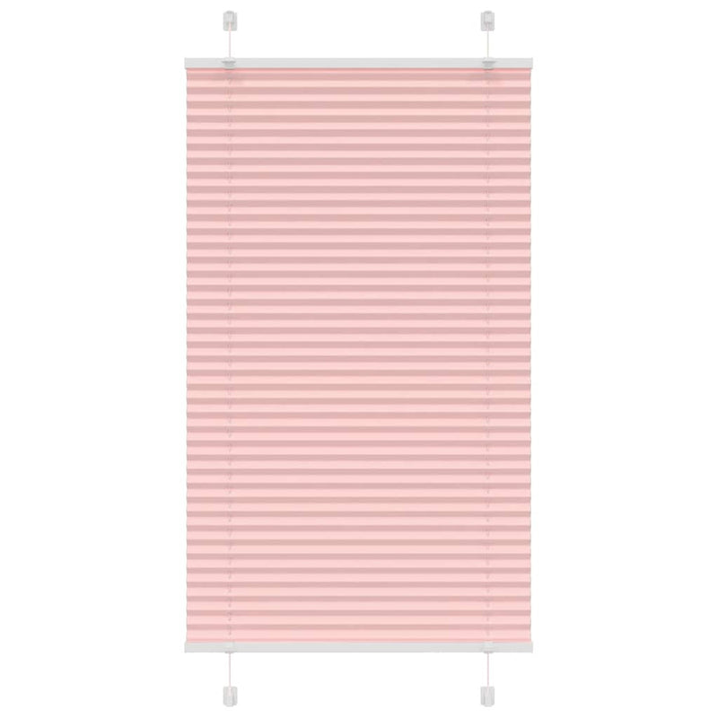 Load image into Gallery viewer, Vidaxl plissé rolgordijn 70x100 cm stofbreedte 69,4 cm polyester roze
