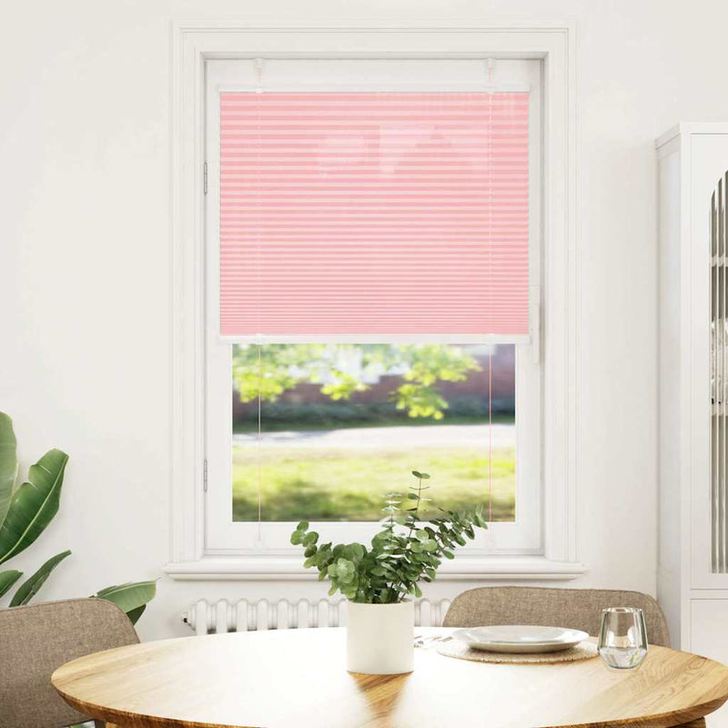 Load image into Gallery viewer, Vidaxl plissé rolgordijn 75x100 cm stofbreedte 74,4 cm polyester roze