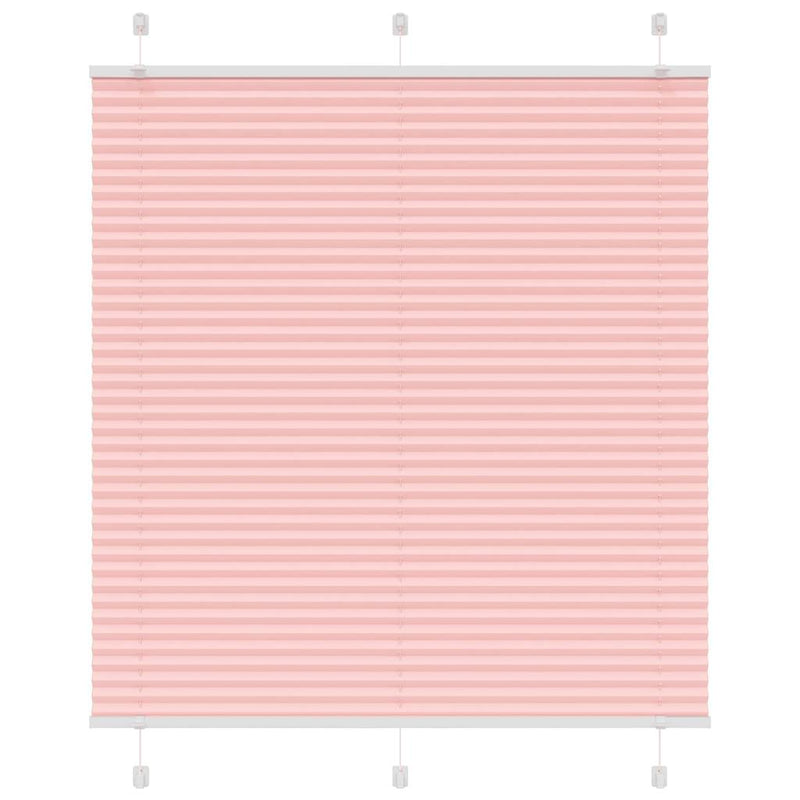 Load image into Gallery viewer, Vidaxl plissé rolgordijn 120x100cm stofbreedte 119,4cm polyester roze