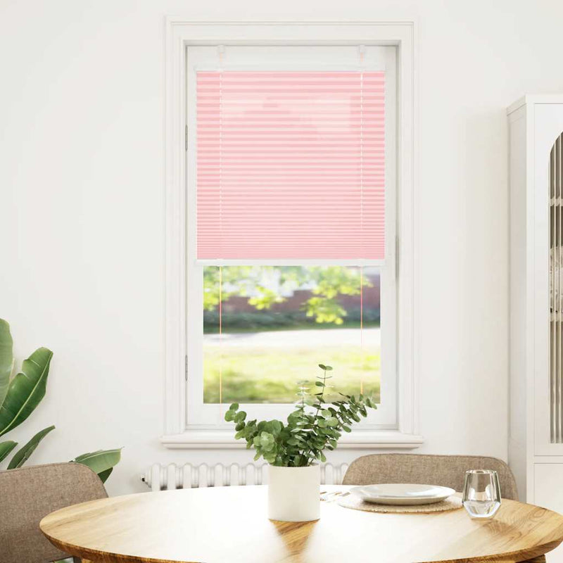 Load image into Gallery viewer, Vidaxl plissé rolgordijn 55x150 cm stofbreedte 54,4 cm polyester roze