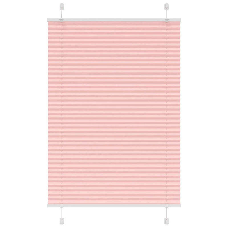 Load image into Gallery viewer, Vidaxl plissé rolgordijn 90x150 cm stofbreedte 89,4 cm polyester roze