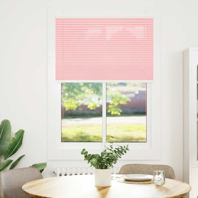 Load image into Gallery viewer, Vidaxl plissé rolgordijn 95x150 cm stofbreedte 94,4 cm polyester roze