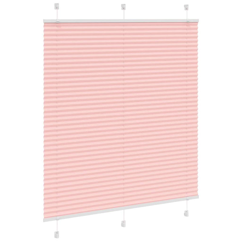 Load image into Gallery viewer, Vidaxl plissé rolgordijn 115x150cm stofbreedte 114,4cm polyester roze