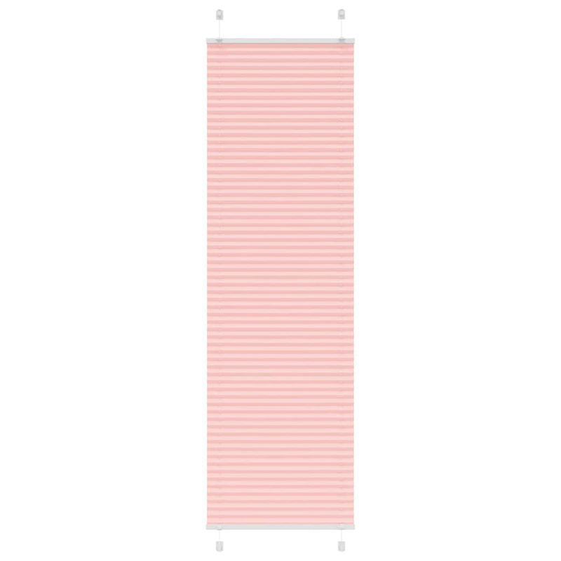 Load image into Gallery viewer, Vidaxl plissé rolgordijn 65x200 cm stofbreedte 64,4 cm polyester roze