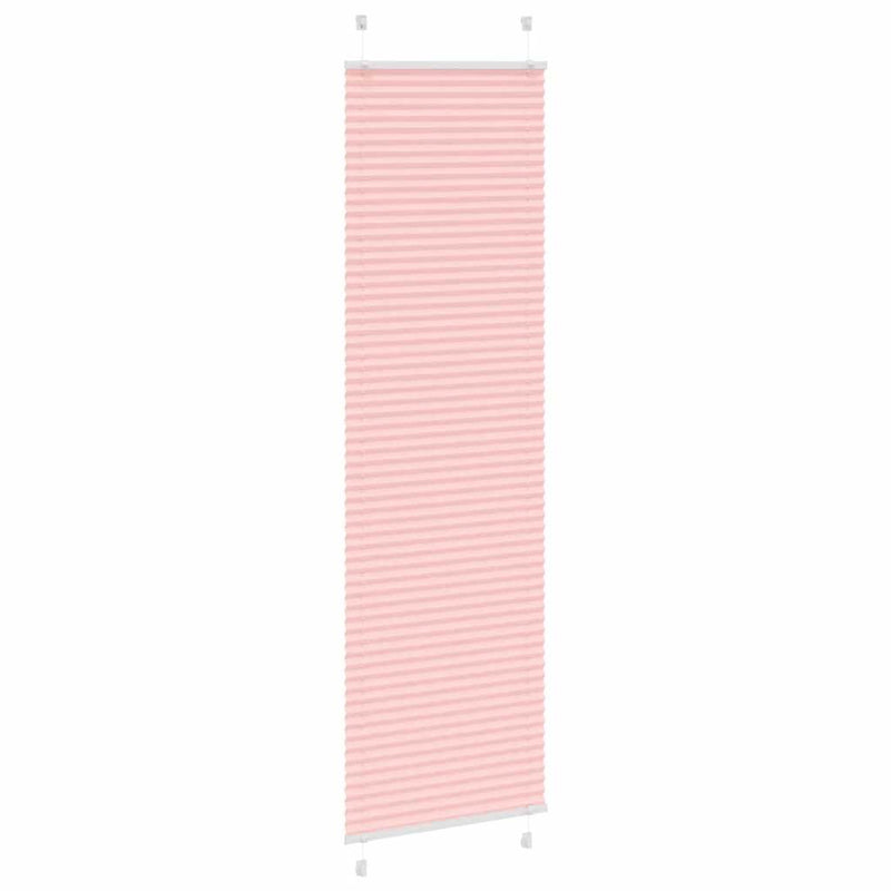 Load image into Gallery viewer, Vidaxl plissé rolgordijn 65x200 cm stofbreedte 64,4 cm polyester roze