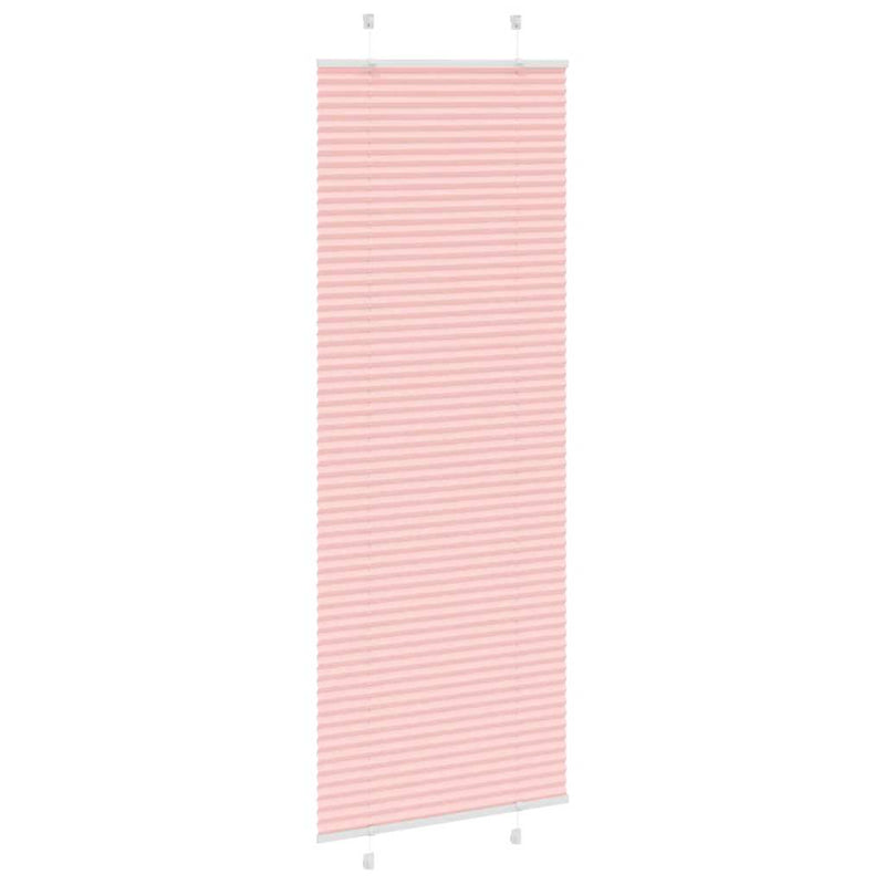 Load image into Gallery viewer, Vidaxl plissé rolgordijn 75x200 cm stofbreedte 74,4 cm polyester roze
