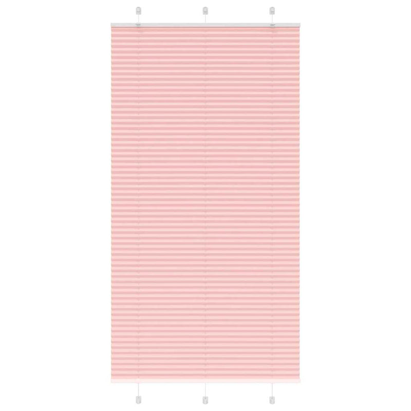Load image into Gallery viewer, Vidaxl plissé rolgordijn 110x200cm stofbreedte 109,4cm polyester roze