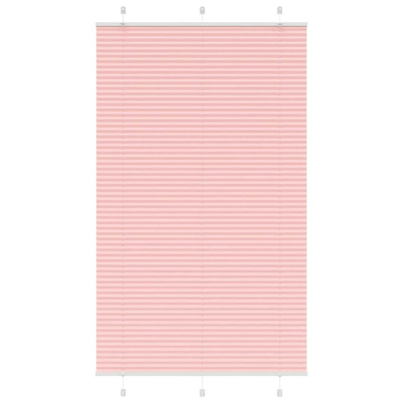 Load image into Gallery viewer, Vidaxl plissé rolgordijn 115x200cm stofbreedte 114,4cm polyester roze