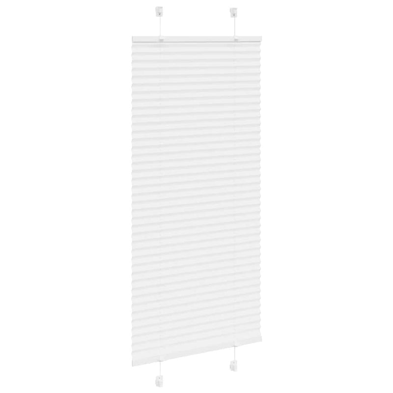Load image into Gallery viewer, Vidaxl plissé rolgordijn 60x100 cm stofbreedte 59,4 cm polyester wit