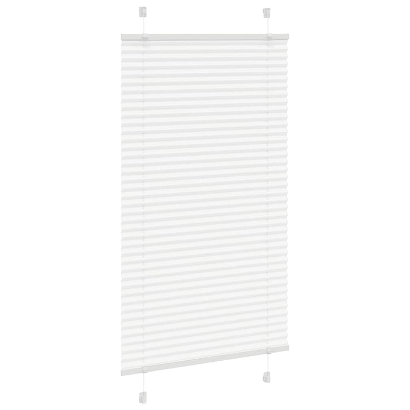 Load image into Gallery viewer, Vidaxl plissé rolgordijn 80x100 cm stofbreedte 79,4 cm polyester wit