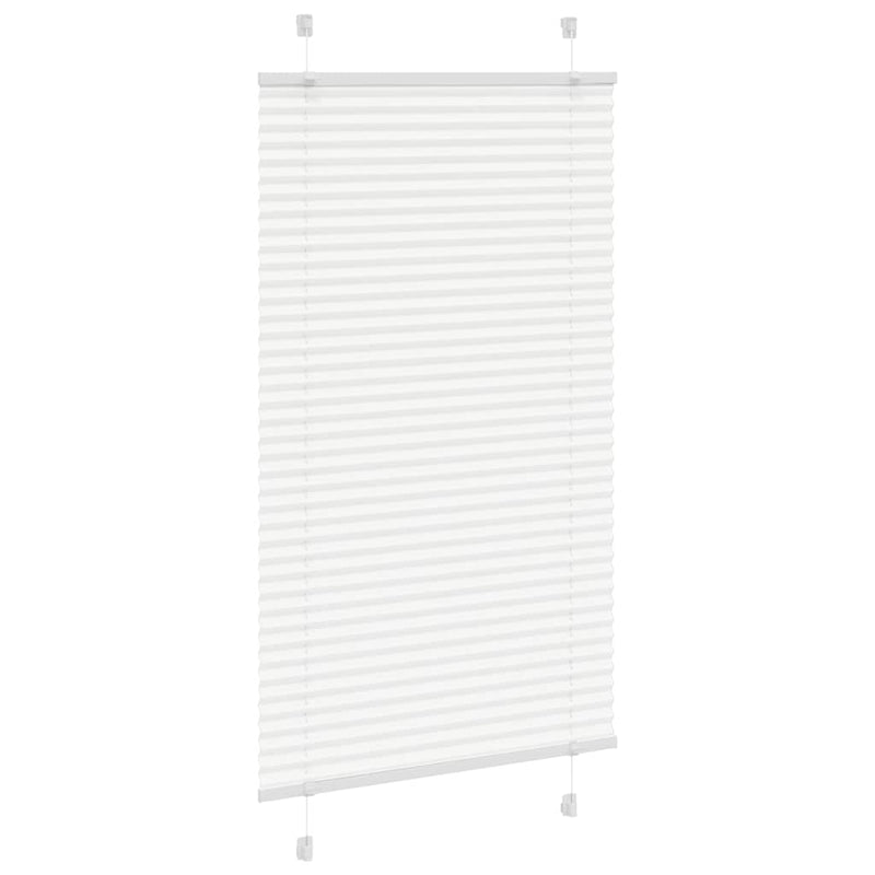 Load image into Gallery viewer, Vidaxl plissé rolgordijn 80x150 cm stofbreedte 79,4 cm polyester wit
