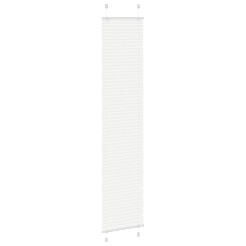Load image into Gallery viewer, Vidaxl plissé rolgordijn 50x200 cm stofbreedte 49,4 cm polyester wit
