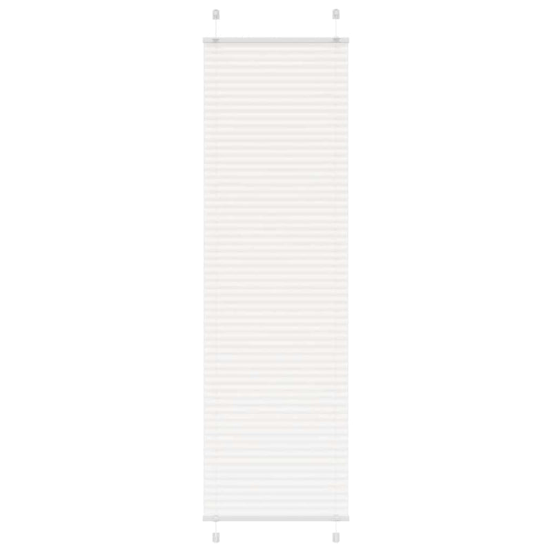 Load image into Gallery viewer, Vidaxl plissé rolgordijn 60x200 cm stofbreedte 59,4 cm polyester wit
