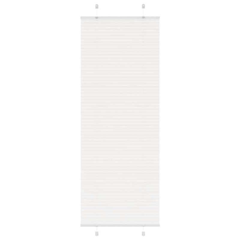 Load image into Gallery viewer, Vidaxl plissé rolgordijn 70x200 cm stofbreedte 69,4 cm polyester wit