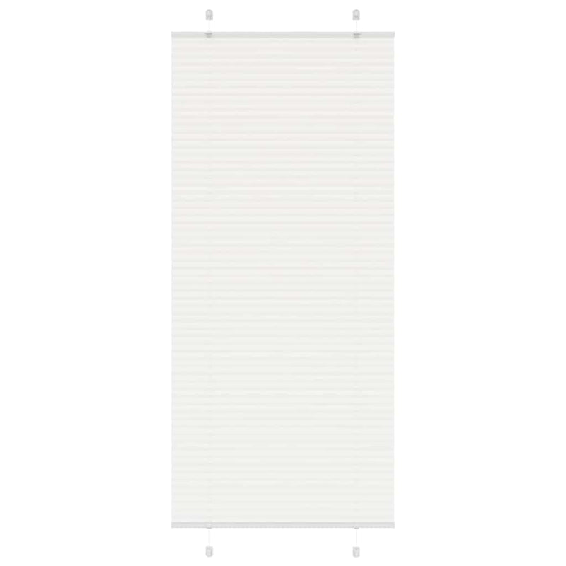 Load image into Gallery viewer, Vidaxl plissé rolgordijn 100x200 cm stofbreedte 99,4cm polyester wit