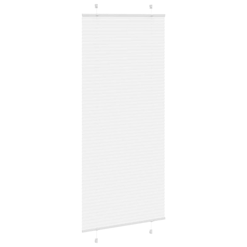 Load image into Gallery viewer, Vidaxl plissé rolgordijn 100x200 cm stofbreedte 99,4cm polyester wit
