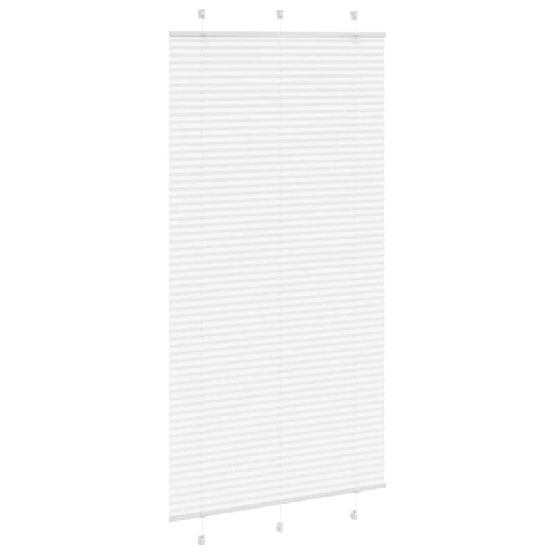 Load image into Gallery viewer, Vidaxl plissé rolgordijn 110x200 cm stofbreedte 109,4cm polyester wit