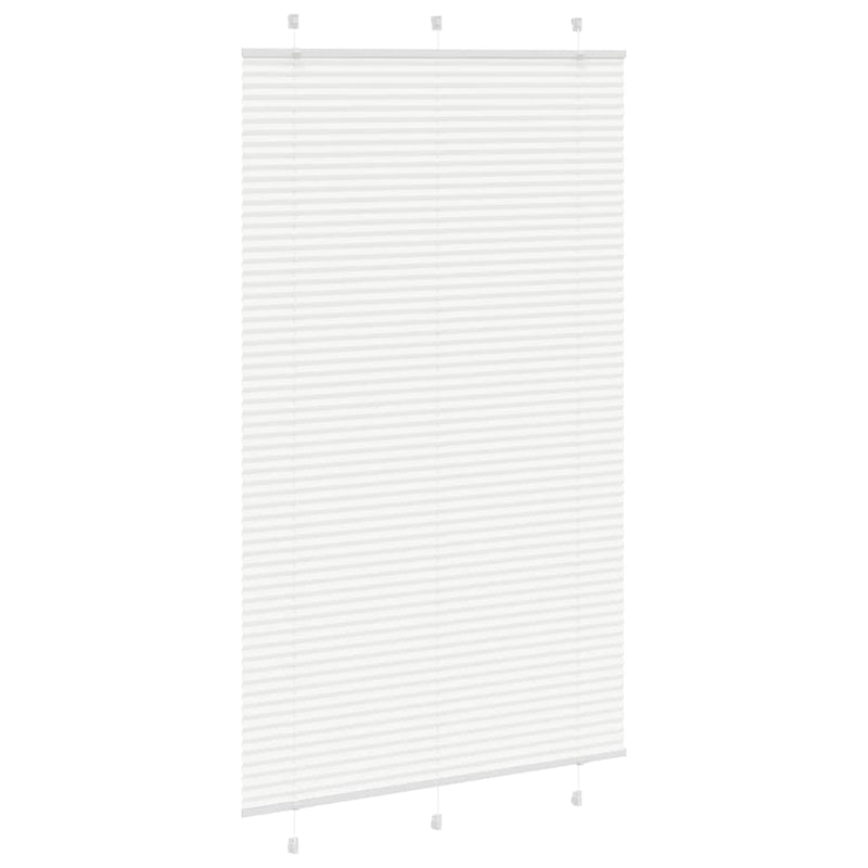 Load image into Gallery viewer, Vidaxl plissé rolgordijn 120x200 cm stofbreedte 119,4cm polyester wit