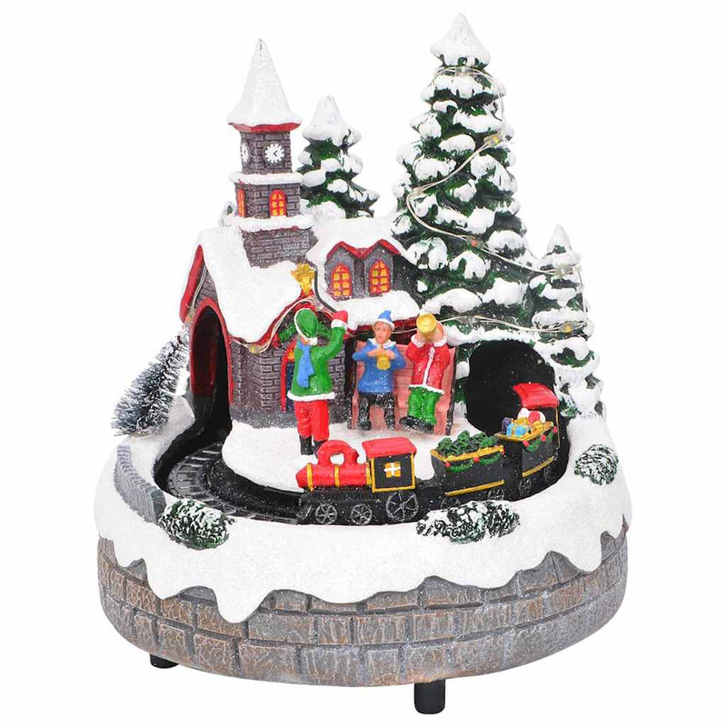Load image into Gallery viewer, Vidaxl kerst tafelopstelling multikleur 16 x 16 x 19 cm kunststof