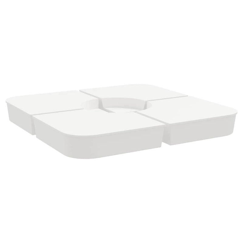 Load image into Gallery viewer, Vidaxl 4-delige set parasolvoeten voor kruisvoet parasol 100 kg pp