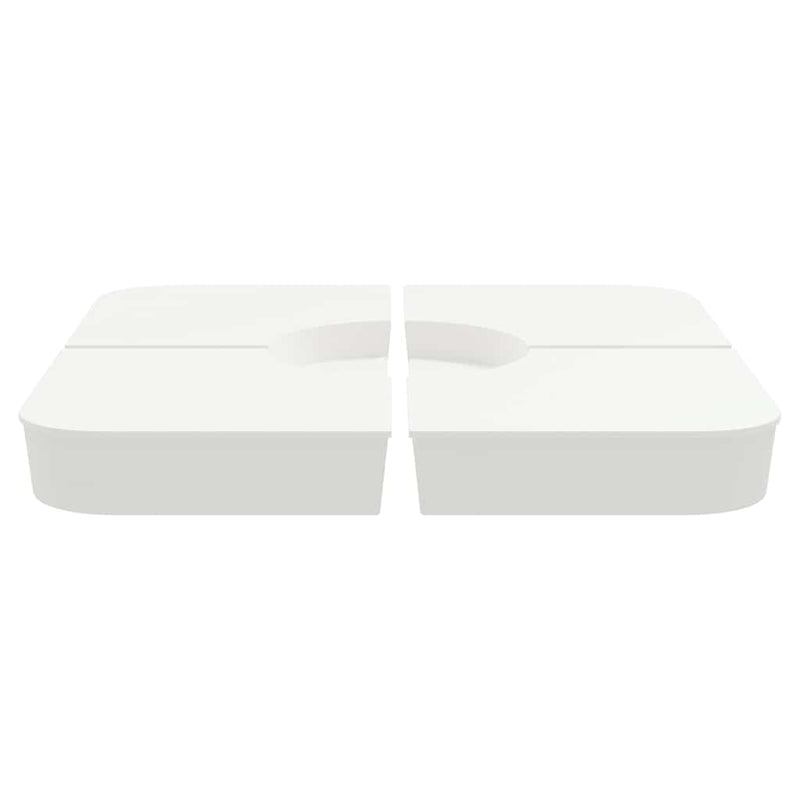 Load image into Gallery viewer, Vidaxl 4-delige set parasolvoeten voor kruisvoet parasol 100 kg pp