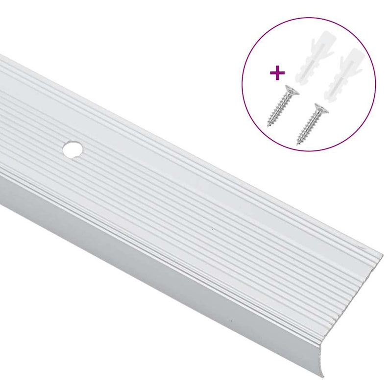 Load image into Gallery viewer, Vidaxl trapprofielen 30 pcs zilver 67 x 3.5 x 3 cm aluminium