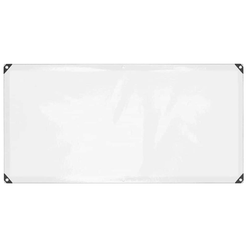 Load image into Gallery viewer, Vidaxl doorzichtig zeildoek met zeilringen 1x2 m polyethyleen