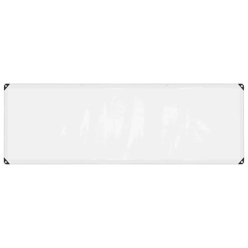 Load image into Gallery viewer, Vidaxl doorzichtig zeildoek met zeilringen 1x3 m polyethyleen