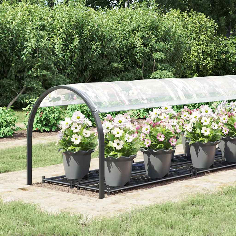 Load image into Gallery viewer, Vidaxl doorzichtig zeildoek met zeilringen 1x5 m polyethyleen