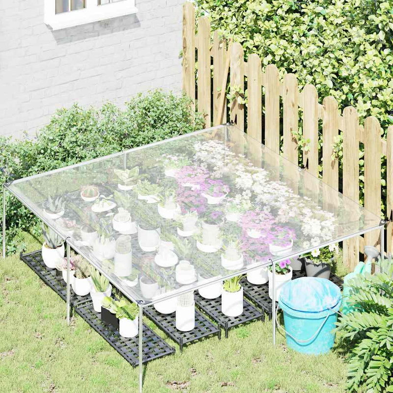 Load image into Gallery viewer, Vidaxl doorzichtig afdekzeil met ogen 2x2 m polyethyleen