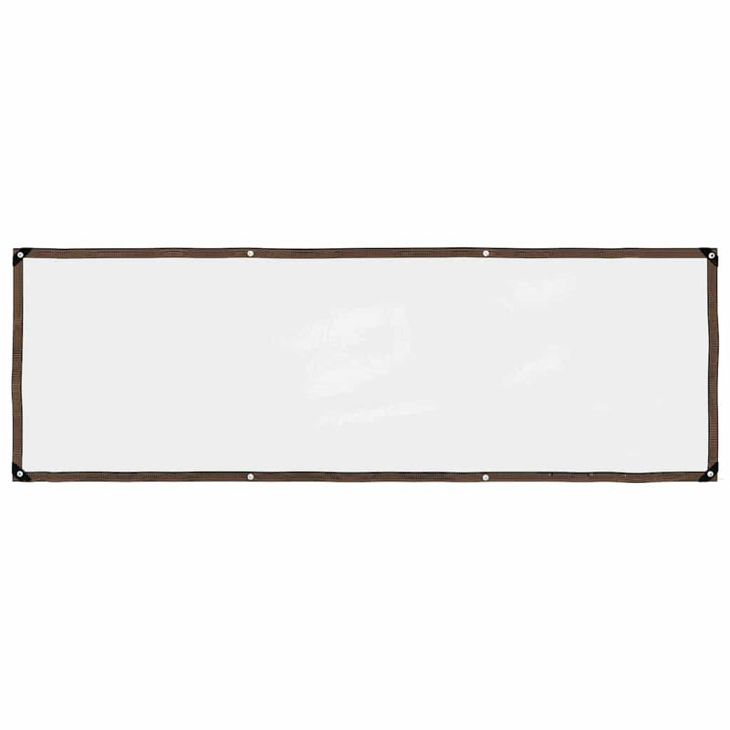 Load image into Gallery viewer, Vidaxl doorzichtig zeildoek met zeilringen 1x3 m polyethyleen