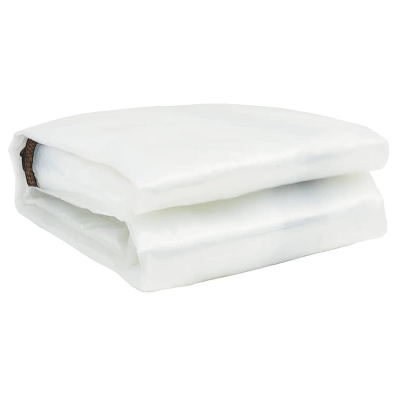 Load image into Gallery viewer, Vidaxl doorzichtig zeildoek met zeilringen 1x12 m polyethyleen