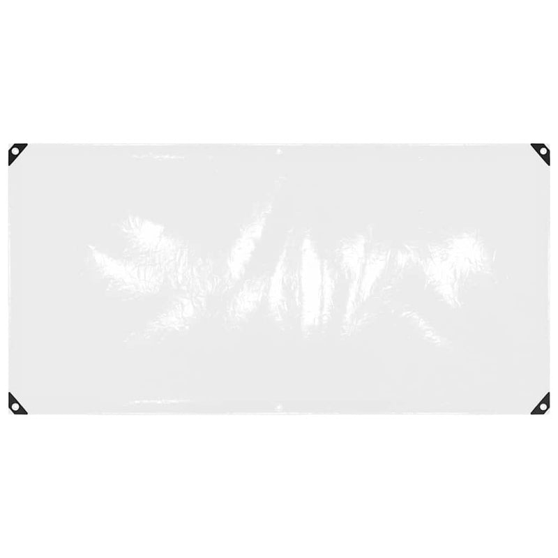 Load image into Gallery viewer, Vidaxl doorzichtig zeildoek met zeilringen 1x2 m pvc