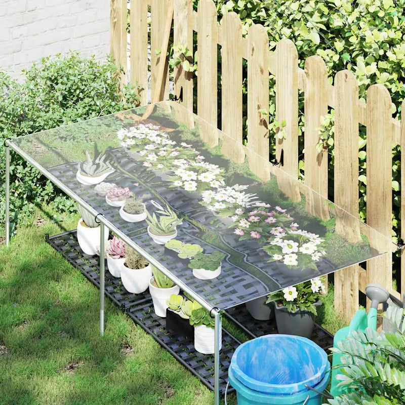 Load image into Gallery viewer, Vidaxl doorzichtig zeildoek met zeilringen 1x2 m pvc