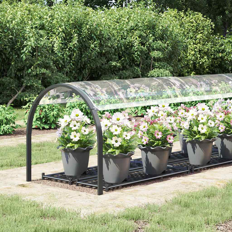 Load image into Gallery viewer, Vidaxl doorzichtig zeildoek met zeilringen 1x4 m pvc