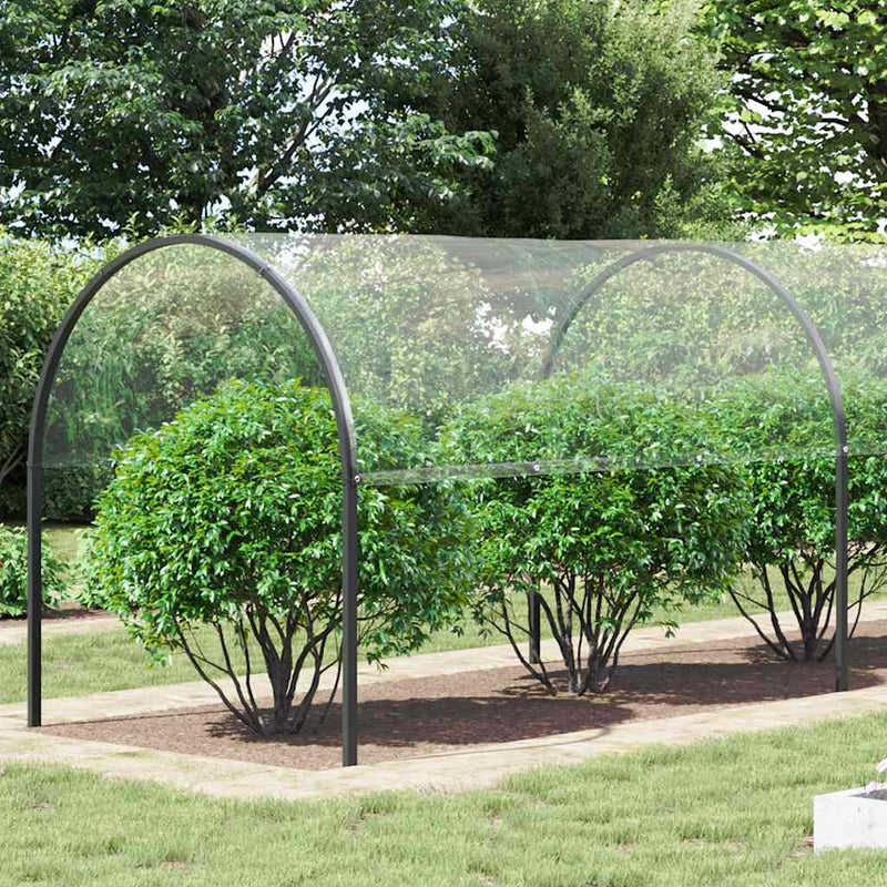 Load image into Gallery viewer, Vidaxl doorzichtig zeildoek met zeilringen 4x12 m pvc