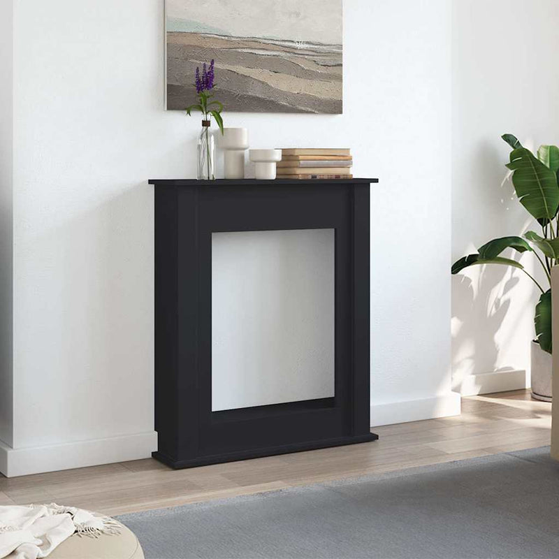 Load image into Gallery viewer, Vidaxl haardombouw 75x20x87,5 cm bewerkt hout zwart