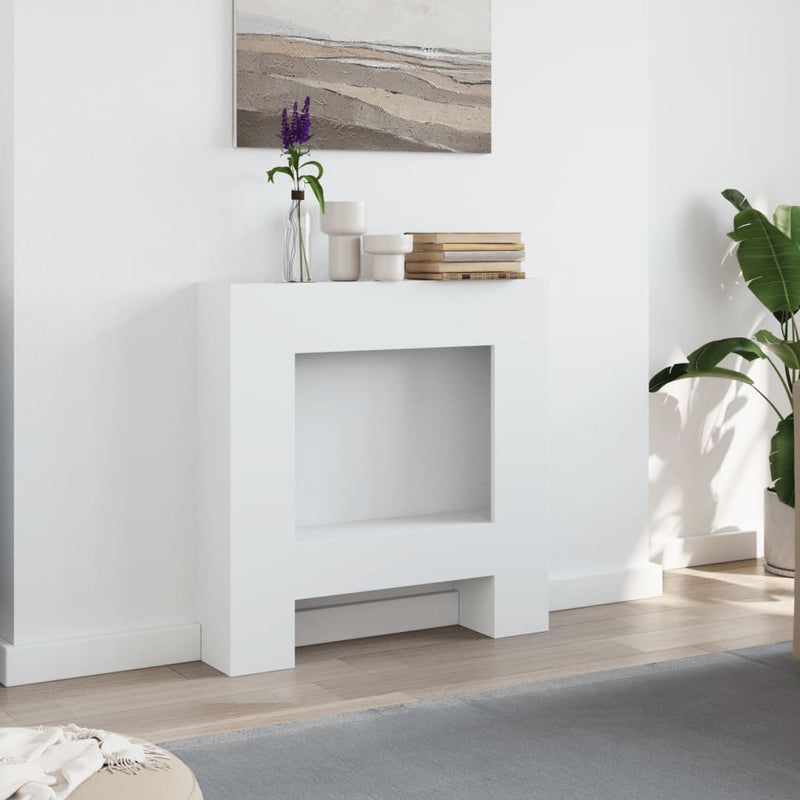 Load image into Gallery viewer, Vidaxl haardombouw 81x18x82 cm bewerkt hout wit
