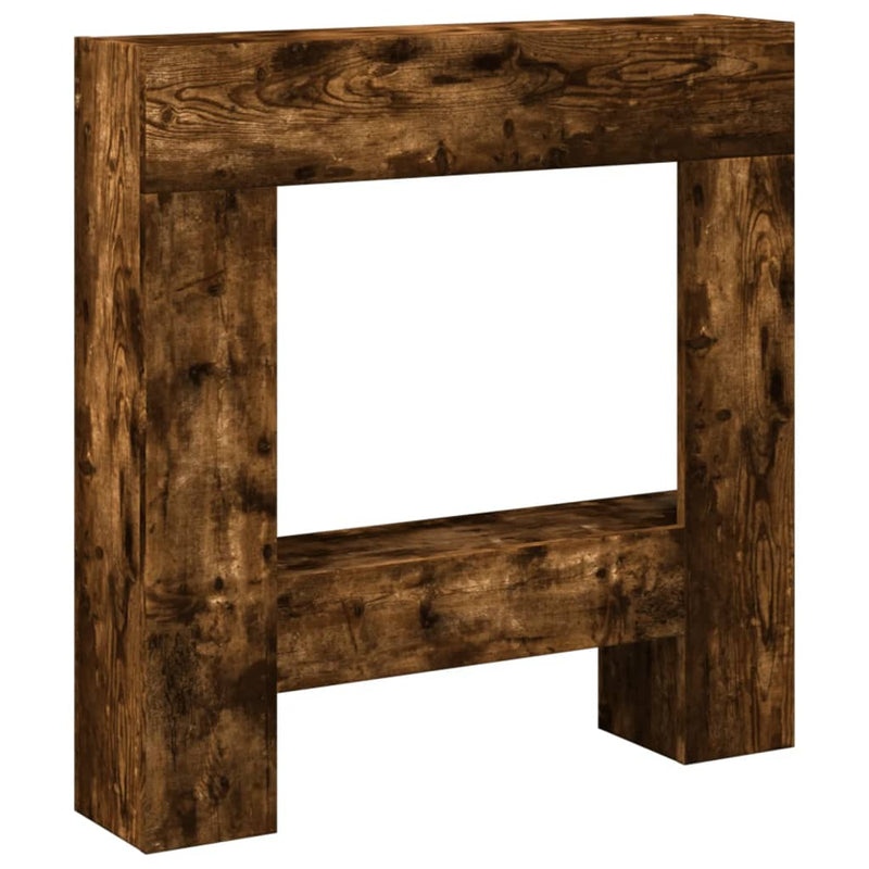 Load image into Gallery viewer, Vidaxl haardombouw 81x18x82 cm bewerkt hout gerookt eikenkleurig