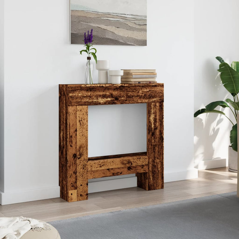 Load image into Gallery viewer, Vidaxl haardombouw 81x18x82 cm bewerkt hout oud houtkleurig