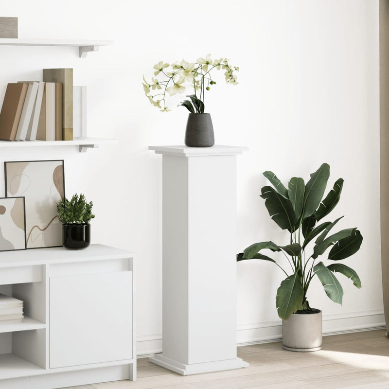 Load image into Gallery viewer, Vidaxl sokkel met opbergruimte 31x30x90 cm bewerkt hout wit