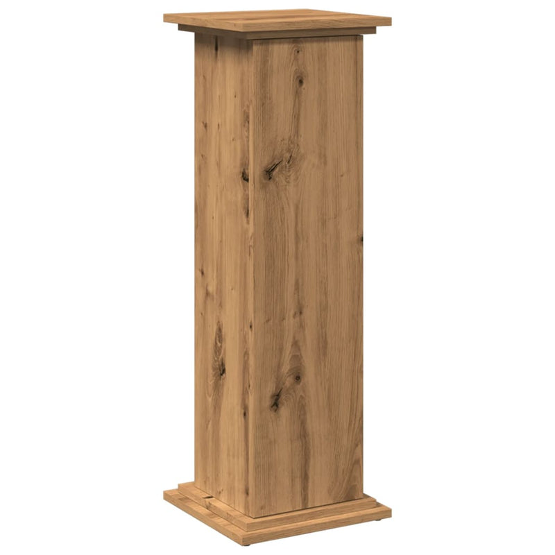 Load image into Gallery viewer, Vidaxl sokkel met opbergruimte 31x30x90 cm hout artisanaal eikenkleur