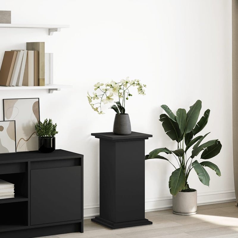 Load image into Gallery viewer, Vidaxl sokkel met opbergruimte 31x30x60 cm bewerkt hout zwart