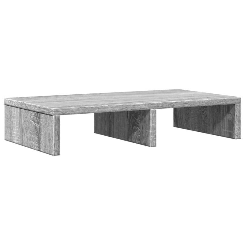 Load image into Gallery viewer, Vidaxl monitorstandaard 50x27x10 cm bewerkt hout grijs sonoma eiken